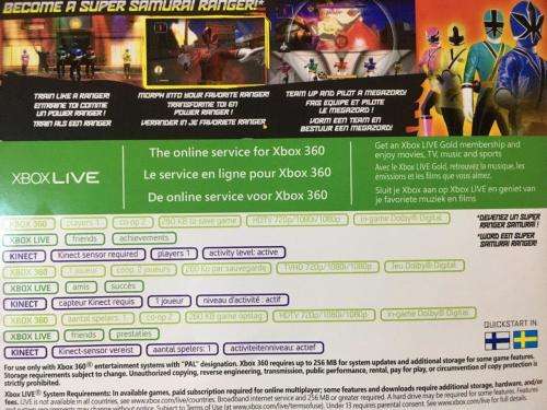 Xbox 360 - Power Rangers Super Samurai