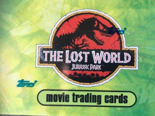 The Lost World Jurassic Park Movie Trading Cards - Topps per Box of 36 (New Sealed) released 1997