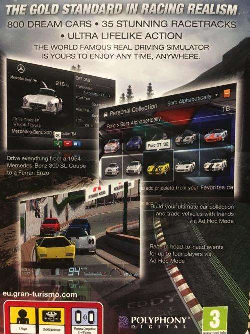 PSP - Gran Turismo - PSP Essentials