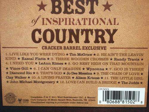 CD - Best Inspirational Country
