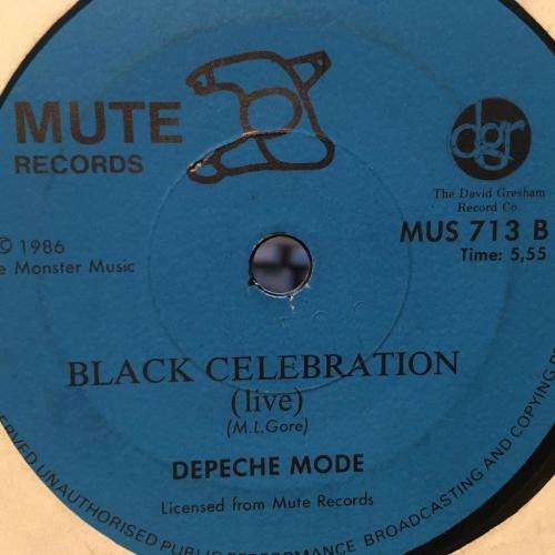 Seven Single - Depeche Mode - A Question of Time (Remix) / Black Celebration (Live)(SA Pressing)