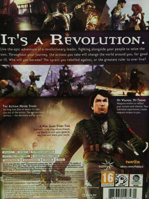 Xbox 360 - Fable III