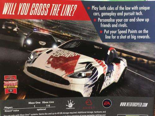 Xbox ONE - Need For Speed Rivals