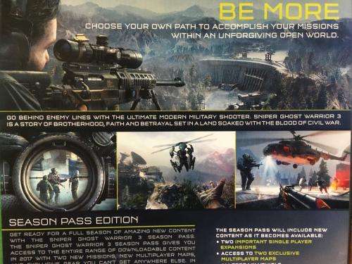 Xbox ONE - Sniper 3 Ghost Warrior