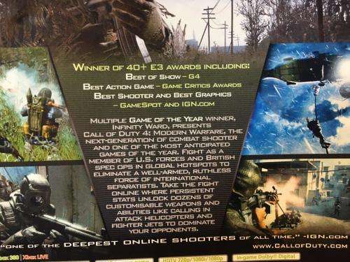 Xbox 360 - Call of Duty 4 Modern Warfare