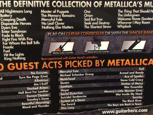 PS3 - Guitar Hero Metallica