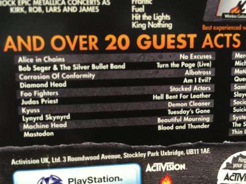 PS3 - Guitar Hero Metallica