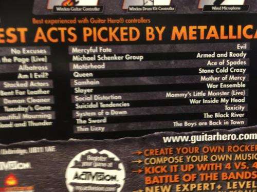 PS3 - Guitar Hero Metallica