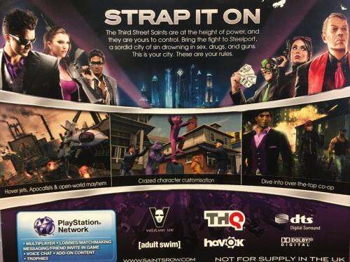 PS3 - Saints Row The Third