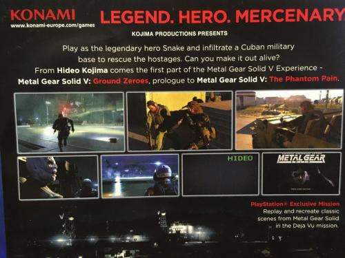 PS4 - Metal Gear Solid V - Ground Zeroes