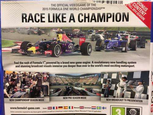 PS4 - F1 2015 Formula 1 2015