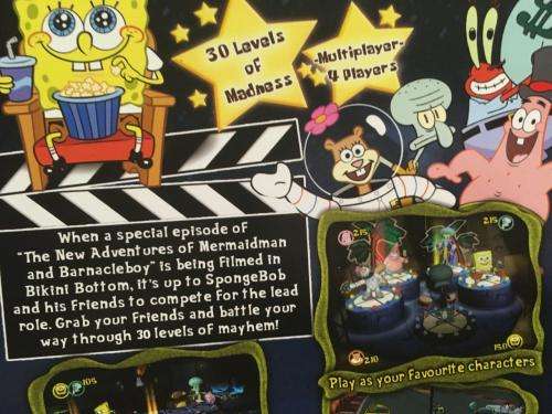 PS2 - Spongebob Squarepants Lights, Camera, Pants!