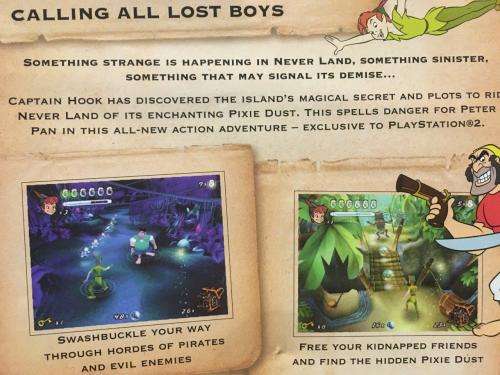 PS2 - Disney`s Peter Pan: The Legend of Never Land