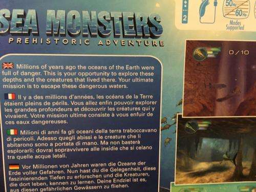 Wii - Sea Monsters A Prehistoric Adventure