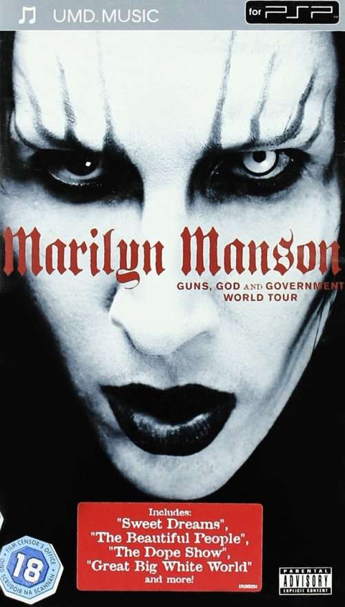PSP - Marilyn Manson - Guns, Gods & Government UMD Music Video (New Sealed)