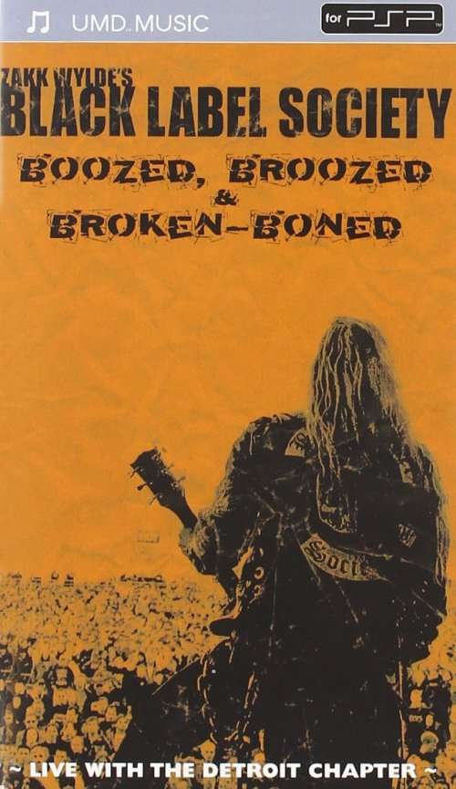 PSP -  Black Label Society - Boozed, Broozed & Broken Boned UMD Music Video (New Sealed)