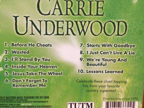 CD - A Country Tribute To Carrie Underwood