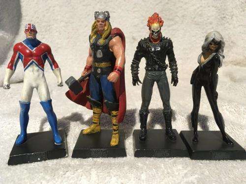 Marvel Led Figurines Job Lot of 4 - Please see pictures and description
