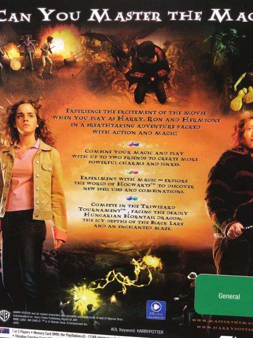 PS2 - Harry Potter and the Goblet of Fire