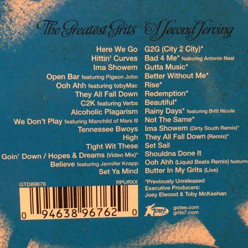 CD - Grits - The Greatest Hits (2cd)