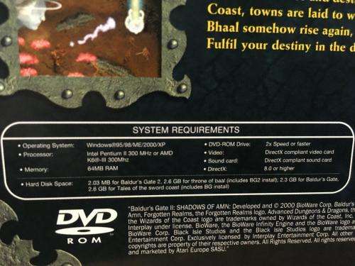 PC - Baldurs Gate 4 in 1 Box Set