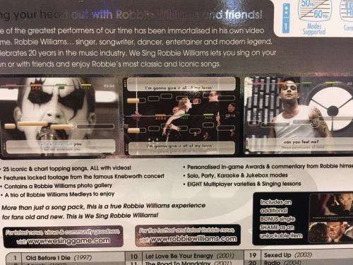 Wii - We Sing Robbie Williams