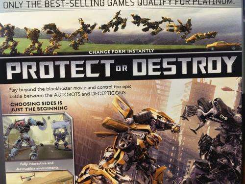 PS2 - Transformers The Game - Platinum