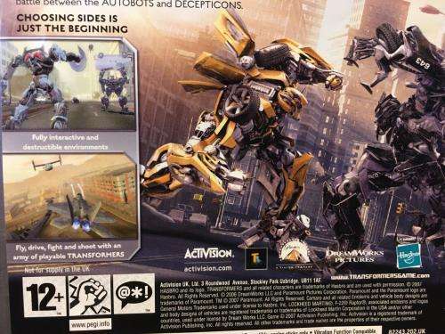 PS2 - Transformers The Game - Platinum