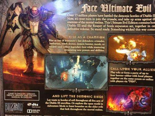 PS3 - Diablo III Reaper of Souls Ultimate Evil Edition