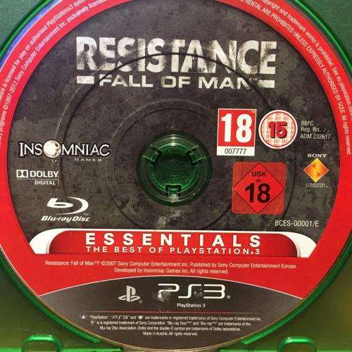 PS3 - Resistance Fall Of Man (Disc Only)