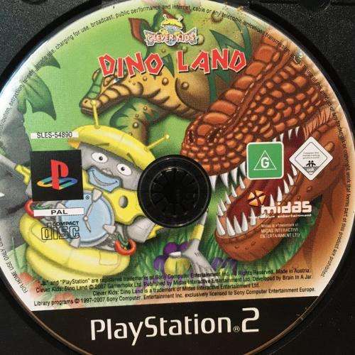 PS2 - Clever Kids Dino Land (Disc Only)
