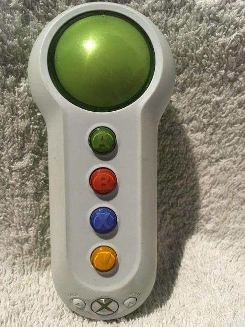 Xbox 360 Big Button Pad Scene It Wireless Buzzer Microsoft IR Controller - Green