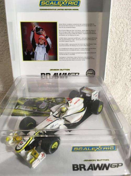 Scalextric 1:32 Scale Jenson Button Brawn  (Commemorative Limited Edition 5000 made) Scarce