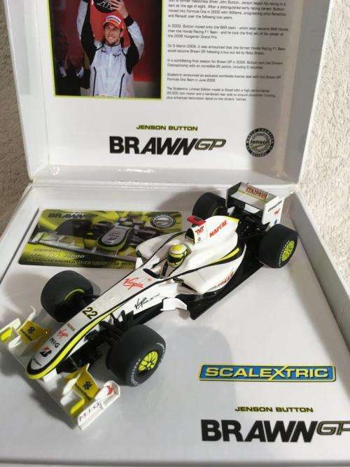 Scalextric 1:32 Scale Jenson Button Brawn  (Commemorative Limited Edition 5000 made) Scarce