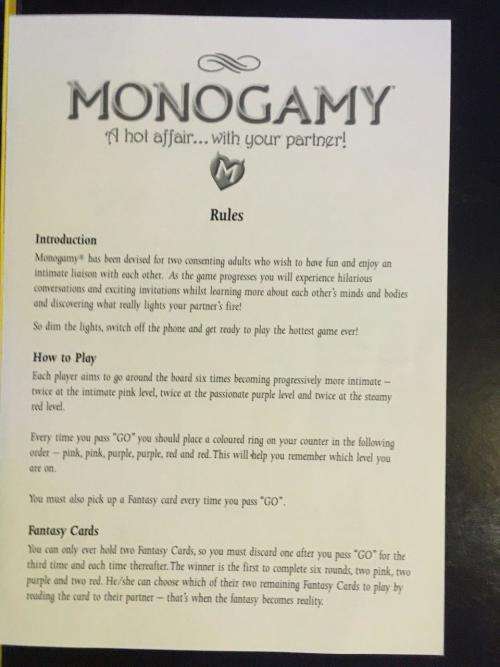 Monogamy A hot affair...with your partner!