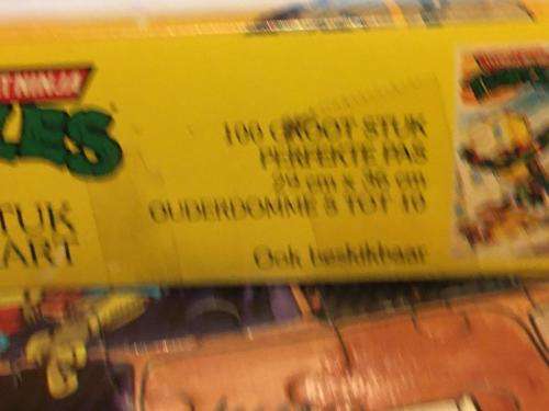 Vintage Teenage Mutant Ninja Turtles Leonardo 100 Piece Jigsaw 1990 Mirage Sturios Prima Toys