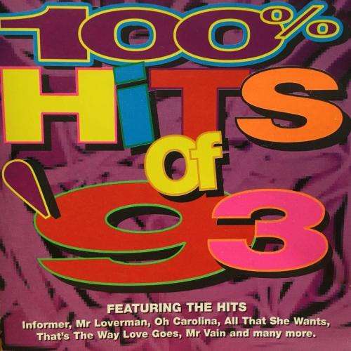 CD - 100% Hits of `93 - Various Artists