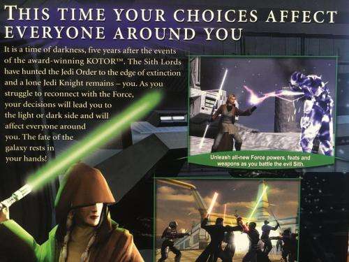 PC - Star Wars Knights II The Sith Lords