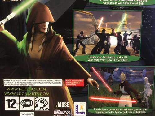 PC - Star Wars Knights II The Sith Lords