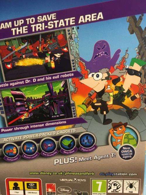 PSP - Phineas and Ferb Across the 2nd Dimension