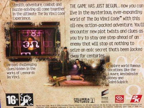 PS2 - The Da Vinci Code