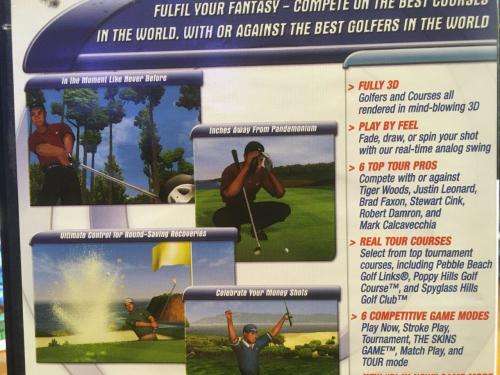 PS2 - Tiger Woods PGA Tour 2001