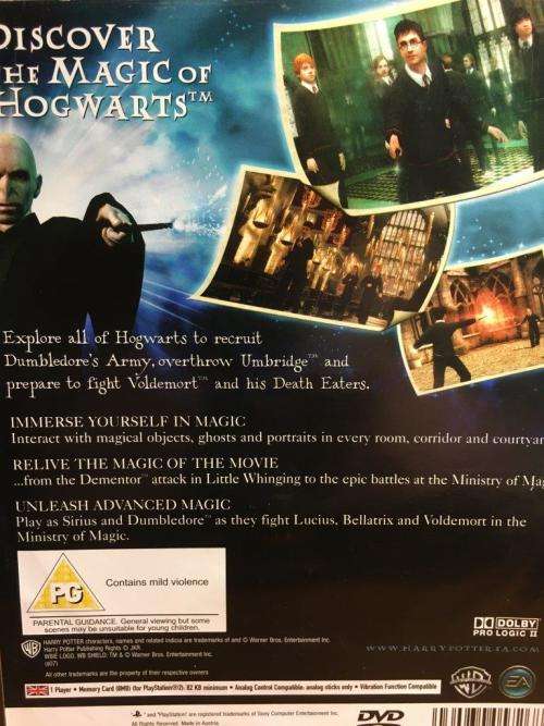 PS2 - Harry Potter and the Order of The Phoenix