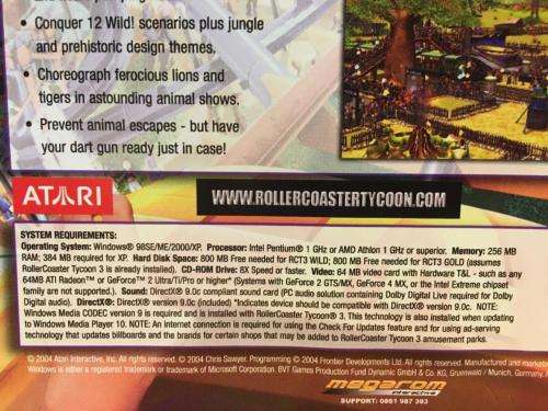 PC - Rollercoaster Tycoon 3 Deluxe Edition
