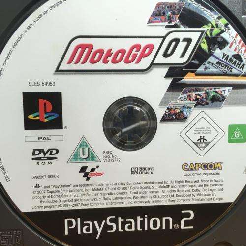 PS2 - Moto GP 07 (Disc Only)