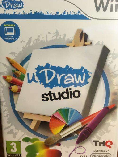 Wii - UDraw Tablet, Remote + U Draw Studio Boxed