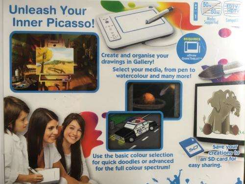 Wii - UDraw Tablet, Remote + U Draw Studio Boxed