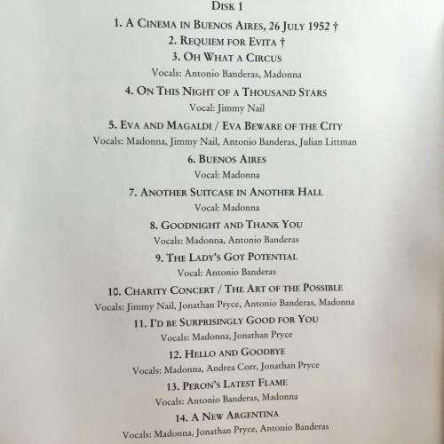 CD - Evita - The Complete  Motion Picture Music Soundtrack (2cd)
