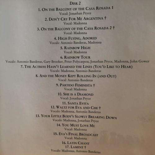 CD - Evita - The Complete  Motion Picture Music Soundtrack (2cd)