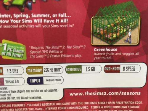 PC - The Sims 2 - Seasons Expansion Pack